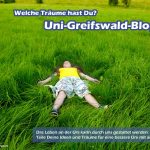 Werbung für Uniblog Greifswald