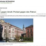 Ernst Moritz Arndt Debatte Universität Greifswald