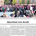 Ernst Moritz Arndt Debatte Universität Greifswald
